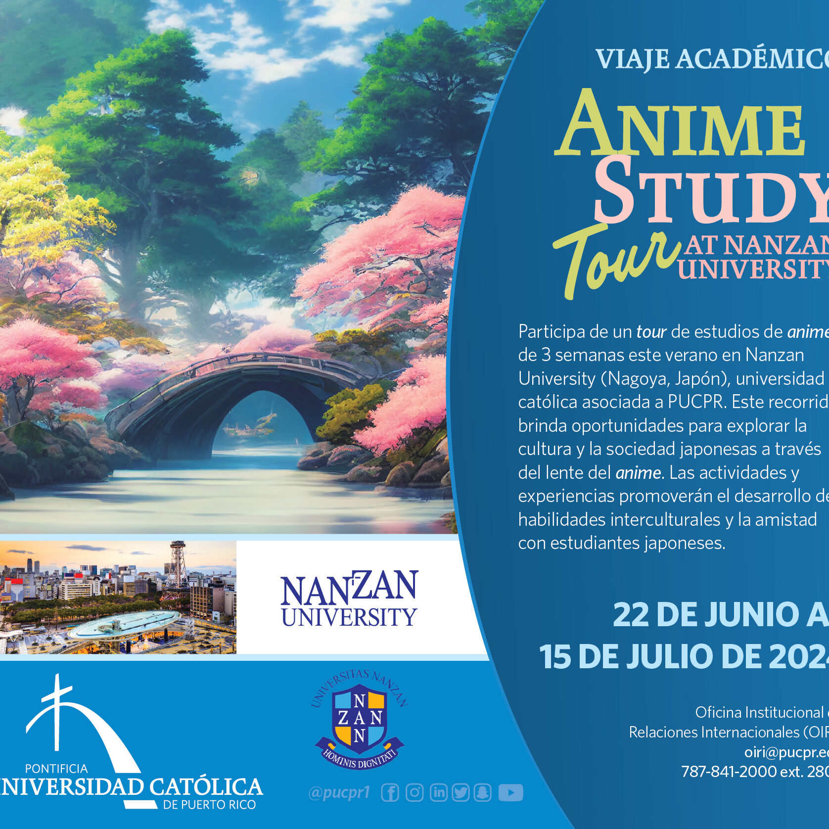 Viaje Académico Anime Study Tour at Nanzan University 2024