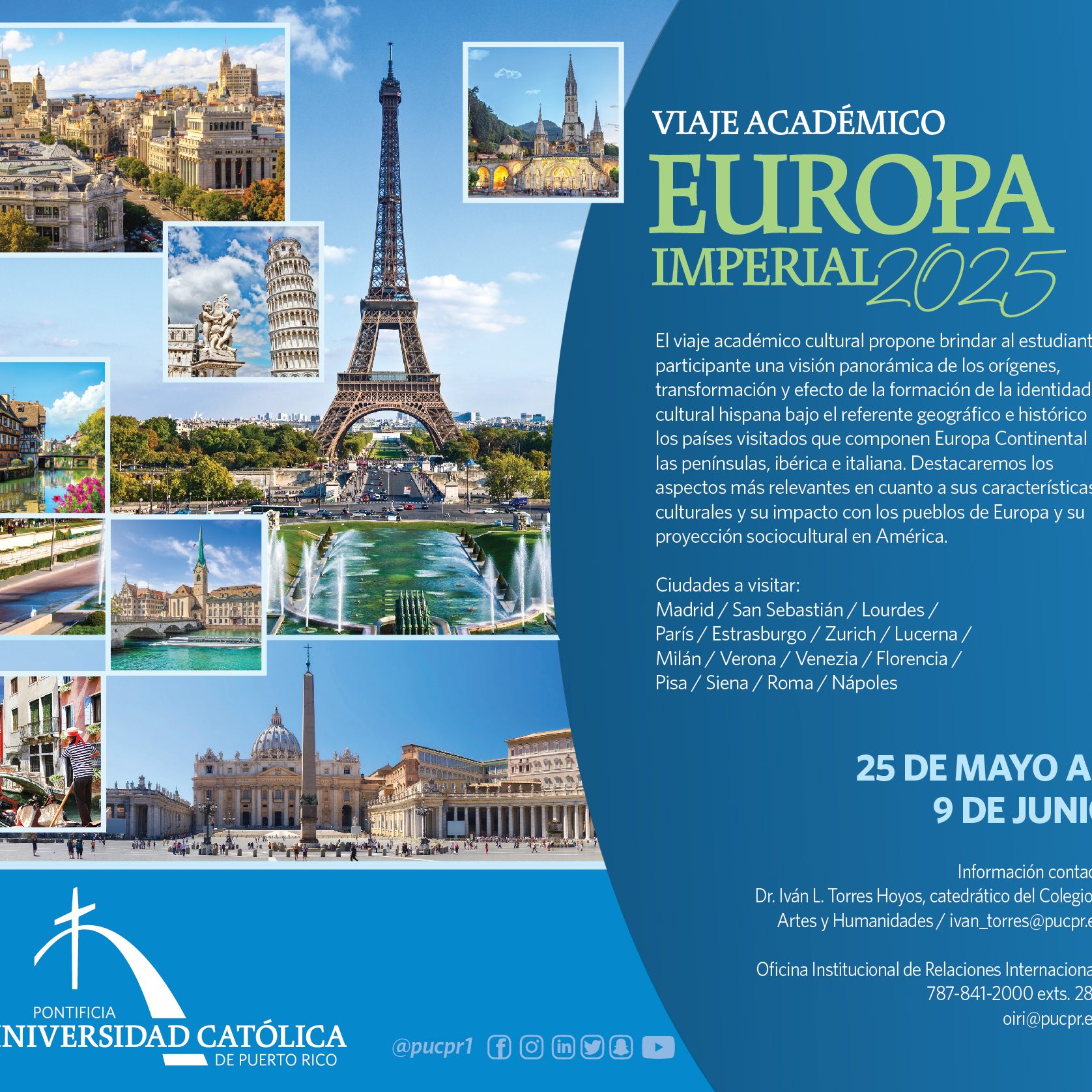 Viaje Académico Europa Imperial 2025