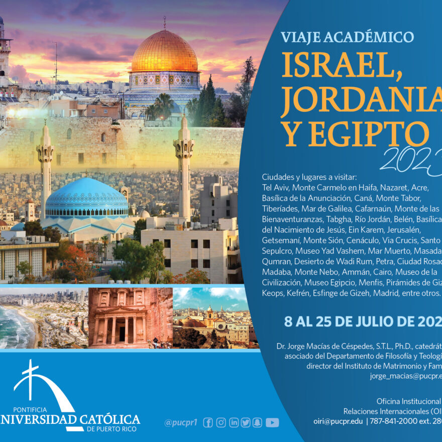 Viaje Académico Israel, Jordania y Egipto 2023